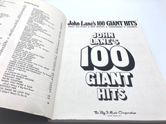 John Lane’s 100 Giant Hits Easy To Play, Big Notes, Fingering, Various Artists