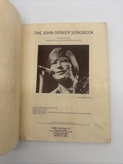 THE JOHN DENVER SONGBOOK 1971 SONG BOOK SHEET MUSIC CHERRY LANE MUSIC 112 pages