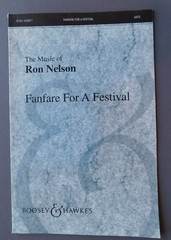 Fanfare for a Festival – sheet music – SATB Vocal, Organ or Piano or Trumpet Tub