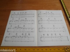 Lionel Richie My Love photo Sheet Music 1982