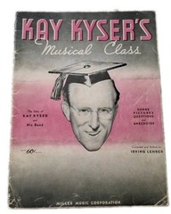 Kay Kyser&rsquo;s Musical Class 1939 Song Book Sheet Music Irving Lehrer Guitar Banjo