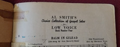 1949 Singspiration LOW VOICE #4 four Gospel Music Songbook Baritone & Alto Solos