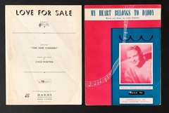 Cole Porter Sheet Music Lot of 6 Kiss Me Kate Can-Can Let’s Do It More Vintage