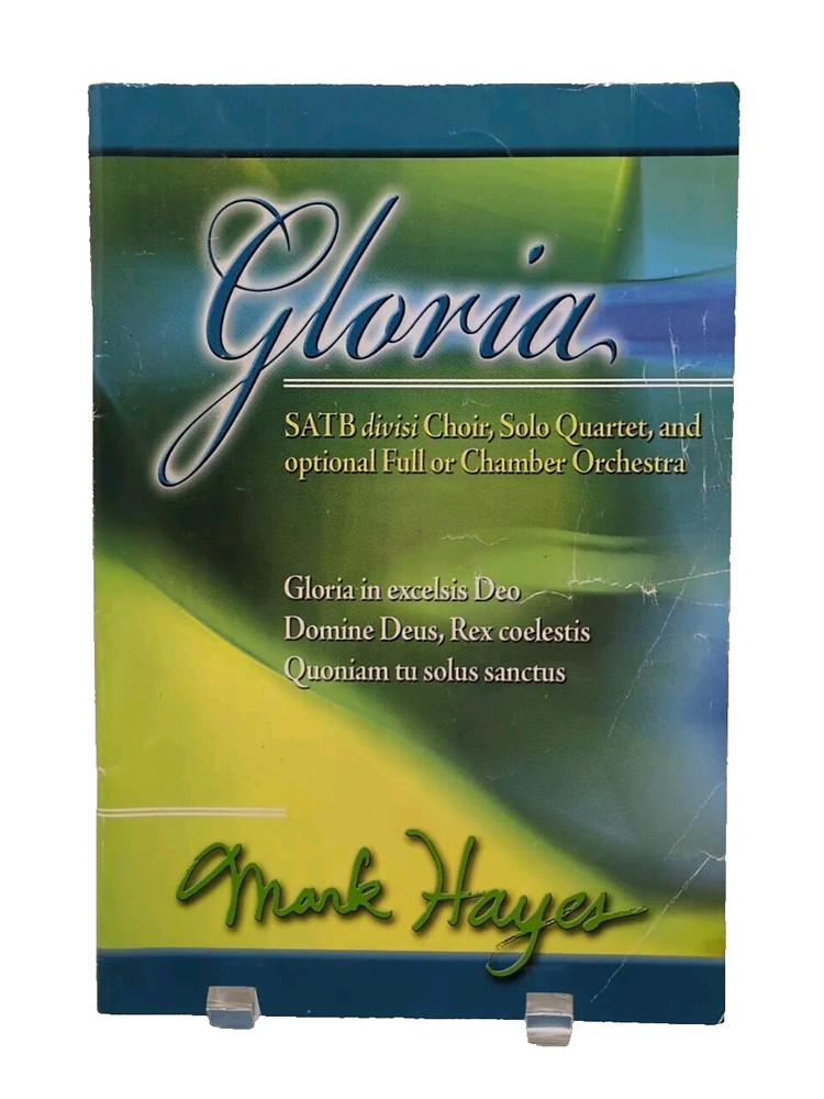 Gloria Sheet Music Song Book SATB Choir Solo Quartet Full Chamber Orchestra M41