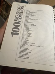 Eb Songbook 101 Big Band Combos Alto Saxophone Horn Flute Clarinet Comb Bound VG