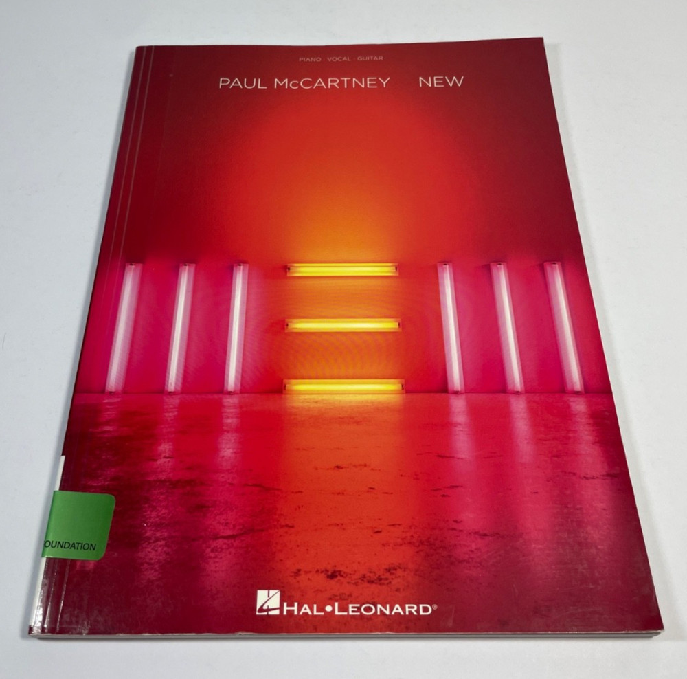 Paul Mccartney New Piano Vocals Guitar Songbook 2013 Library Copy