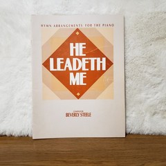 He Leadeth Me Beverly Steele Hymns Piano 1988 Songbook Sheet Music Gospel