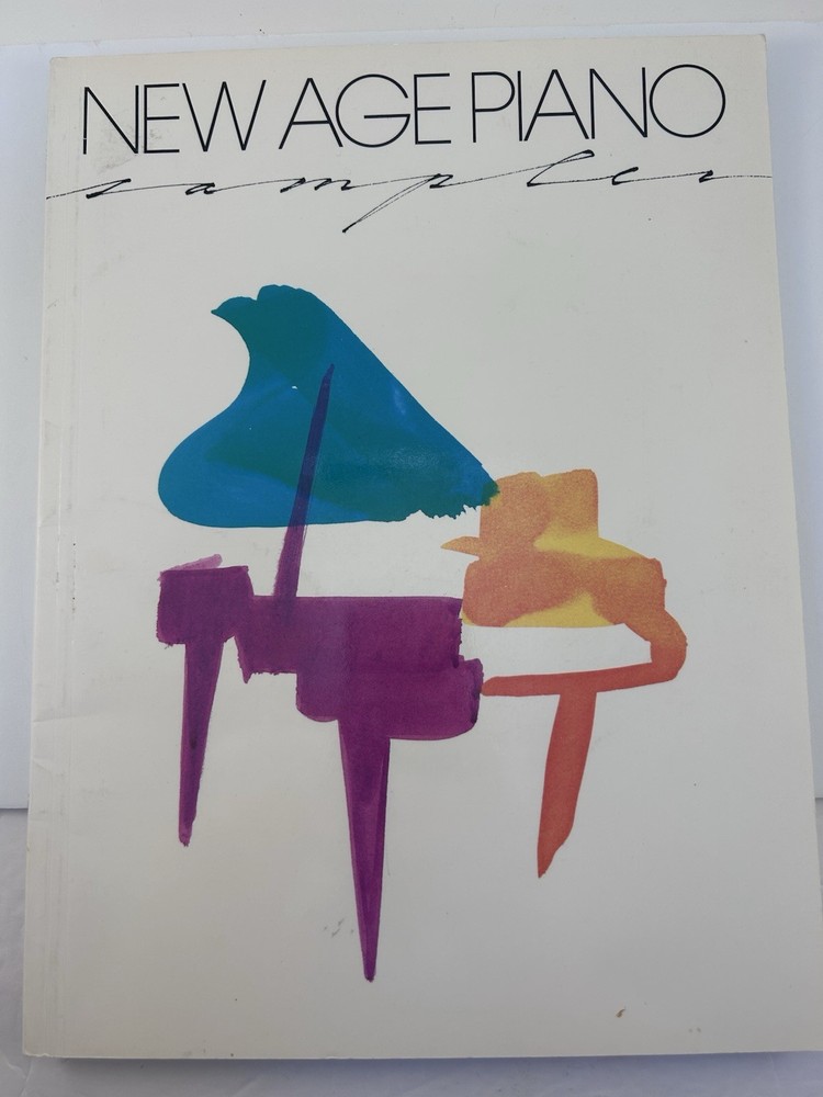 New Age Piano Samples Music Book Vtg 1988 Multiple Artist Yanni, John Jarvis etc