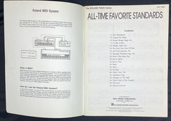 Vtg Songbook, All Time Favorite Standards, Piano, Roland – ships free
