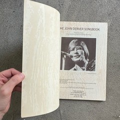 The John Denver Songbook Sheet Music Piano Vocals Guitar 1971