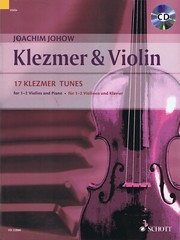 Klezmer and Violin 1-2 & Double Bass Piano Sheet Music Joachim Johow Book Audio