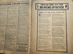 Bringing Up Father 1922 Songster Gus Hill COMIC THEATRE PROGRAM Sheet Music!