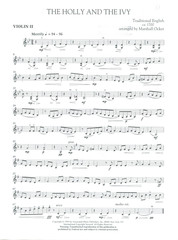 Christmas Collection String Quartet Score & Parts 1995 Marshall Ocker Sunrise