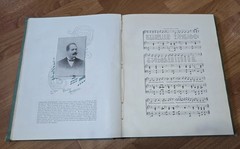 Antique 1895 Cyclopedia of Favorite Songs HC Victorian Sheet Music Song Book