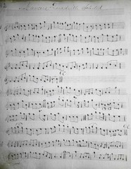 19th century Handwritten Music manuscripts – 66 pages – Quadrilles, etc