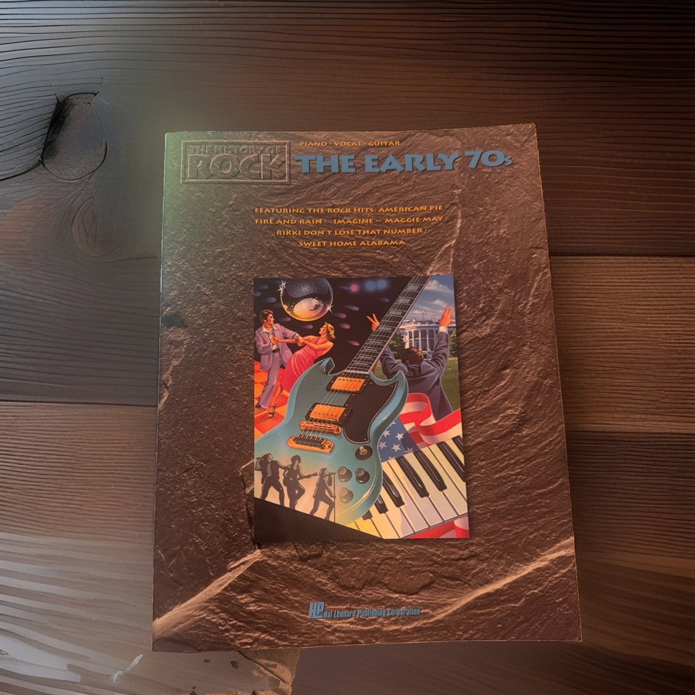 1970’s Pop Rock Compilation Songbook The Early 70’s Piano Guitar Voice New