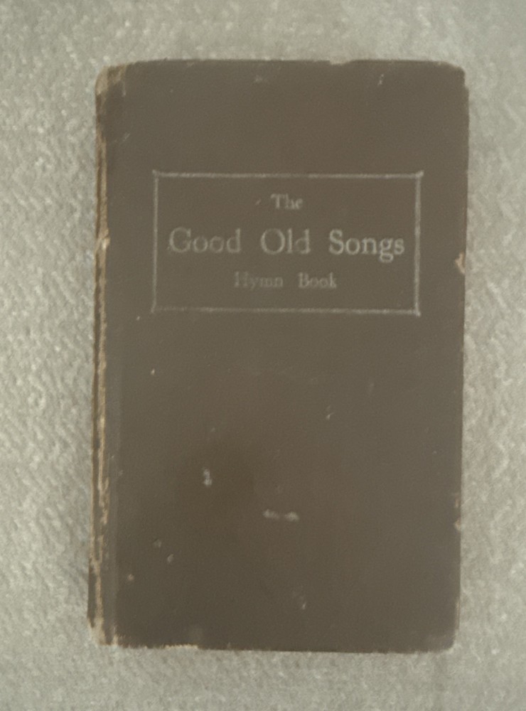 VTG Good Old Song Hymnal, C H Cayce, Words-Only, 649 Pg, Brown Hardcover, Good