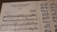 The Voice of the Southland Guitar & Piano Sheet Music by Various Artists 1927