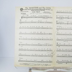 The Martins and the Coys Sheet Music Ted Weems Orchestra Guitar Irving Berlin