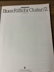 BLUES RIFFS FOR GUITAR – VOL 2 – JESSE GRESS – 128 PAGES – 1989. good used sh47