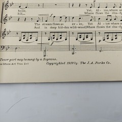 Parks&rsquo; Concert Duets for Male, Female and Mixed Voices 1913 J.A. Parks Co