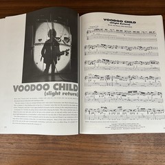 Jimi Hendrix Electric Ladyland Tab & Sheet Music For Guitar Bass & Drums 1989