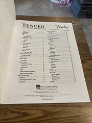 The Fender Guitar Method Book Hal Leonard 2002 Will Schmid Greg Koch