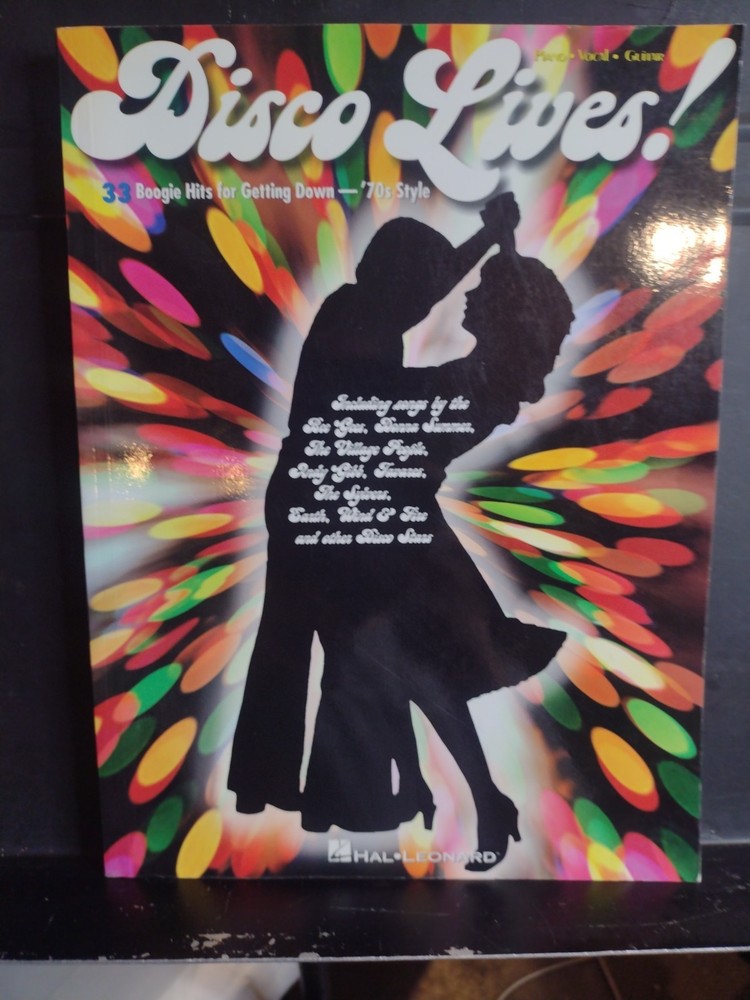 1970&rsquo;s R&B Pop Songbook Piano Guitar Vocal Disco Lives 33 Hit Songs VG Cond