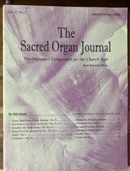 The Sacred Organ Journal, Jan/Feb 2003