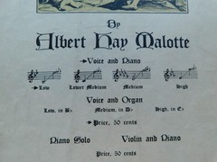 The Lord&rsquo;s Prayer – 1935 sheet music – Low Voice & Piano – by Albert Malotte