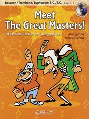 Meet the Great Masters Bassoon Trombone Kids Classical Sheet Music Play-Along CD