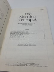 Morning Trumpet Music Book Early Hymns Vintage Glory Sound 1983 Mixed Voices