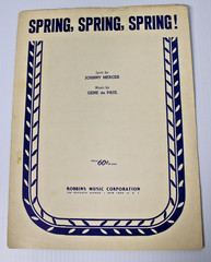 4 Pc. Vintage Sheet Music by Johnny Mercer, Bing Crosby, Andrews Sisters