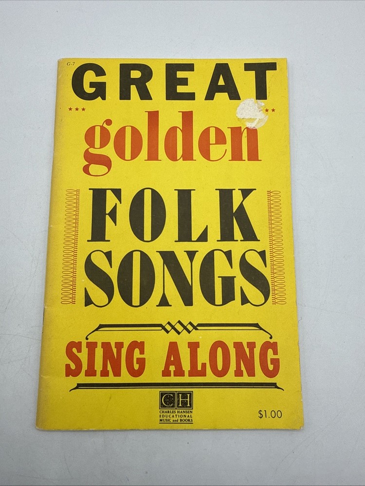 Great Golden Folk Songs Sing Along – Charles Hansen Educational Music and Books
