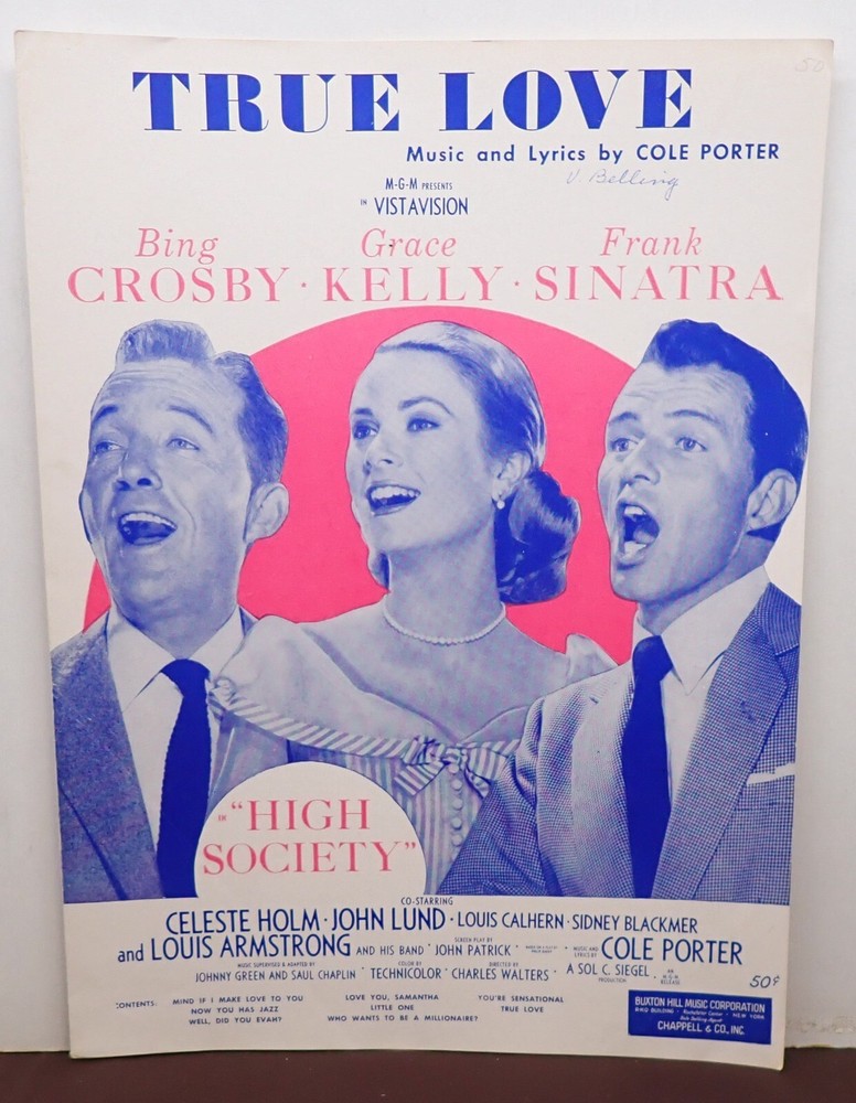 True Love – Cole Porter – Sheet Music 1956