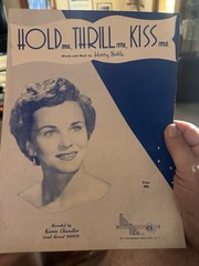 P 1952 Pop Obscurity Sheet Music ‘Hold Me Thrill Me’ (Karen Chandler)