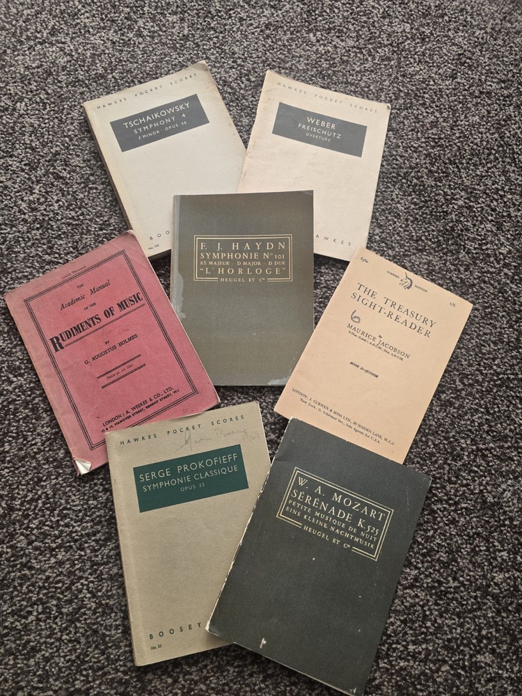 Vintage Music Academic Manual Of The Rudiments Of Music & Early Music Scores