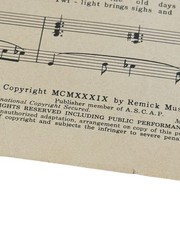 VTG 1929 Remick Choral Library Treble Voices SA Sheet Music Booklet