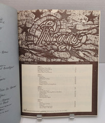 Chicago Third Album POSTER Sheet Music Song Book Sketch Score Piano Vocals M3