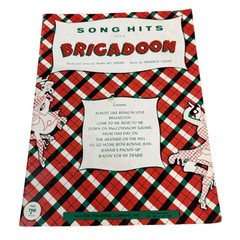 Vintage Brigadoon Song Hits Sheet Music Songbook Piano Solo Singer Sam Fox USA
