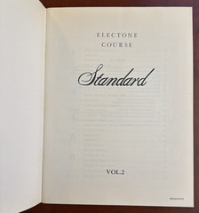 Yamaha Electone Course Standard Volume 1 & 2 Book 1984 Printed In Japan Rare