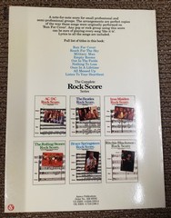 Gary Moore Rock Score Book « RUN FOR COVER » Full Album Transcribed AMSCO 1987