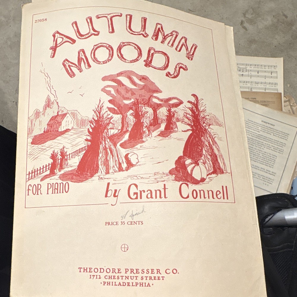 Theodore Presser Co. Autumn Moods Sheet Music for Piano MPN 27658