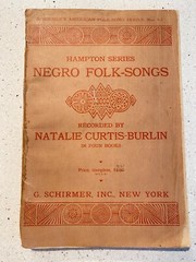 African Americans Minstrel Shows Negro Folk Songs Race 1918 Hampton Series Bk 1