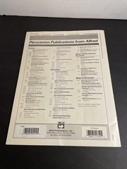 Vintage International Drum Rudiments Percussion Book Alfred