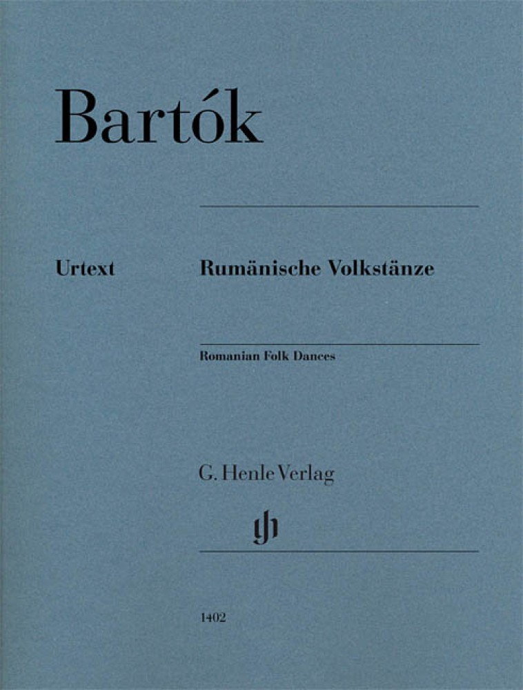 Bartok Romanian Folk Dances Piano Solo Sheet Music Book NEW 051481402