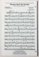 Porque Dios Ha Nacido SATB Choral Piano Guitar Double Bass Sheet Music Alliance