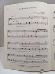 Candlelight Serena Sheet Music Piano Solo Voice Practice Piece Teacher Kids F3AF