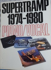 SUPERTRAMP 1974-1980 Songbook Piano vocal guitar Guitar tabs VG
