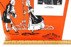 Ah So Pure Sheet Music 1938 Opera Martha Piano Ukulele Kings Jesters US Seller